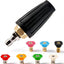 Boquilla turbo 4000 psi 7 puntas 4.0 gpm conector 1/4 pulg