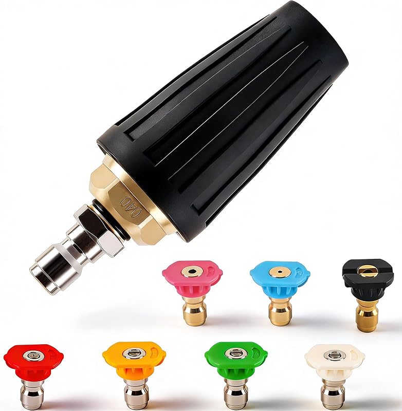 Boquilla turbo 4000 psi 7 puntas 4.0 gpm conector 1/4 pulg