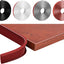 Bandas borde U para muebles 0.47pulg x20ft marrón duradero