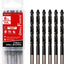 Set 6 brocas cobalto 1/4pulg M35 para acero inox