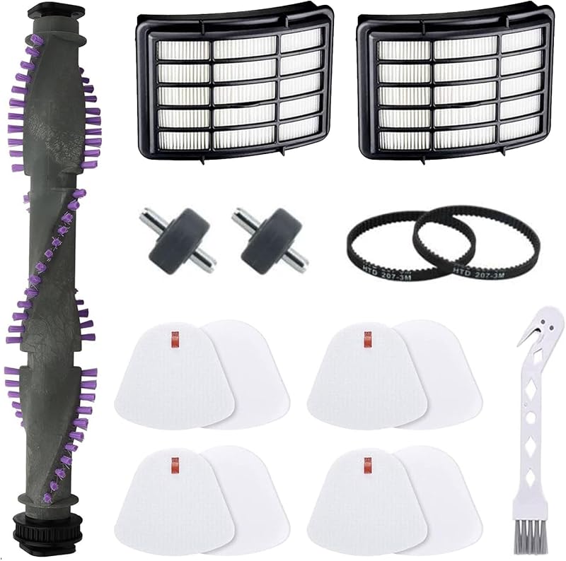 Filtro vacío Shark 2 filtros Hepa espuma rodillo cepillo correas ruedas