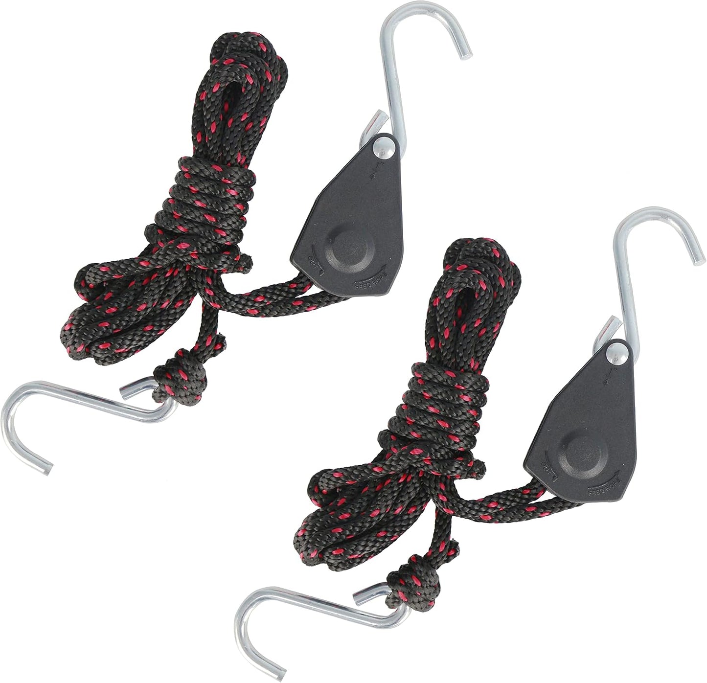Correa amarre ajustable kayak canoa 1/4pulg x10pies pack 2