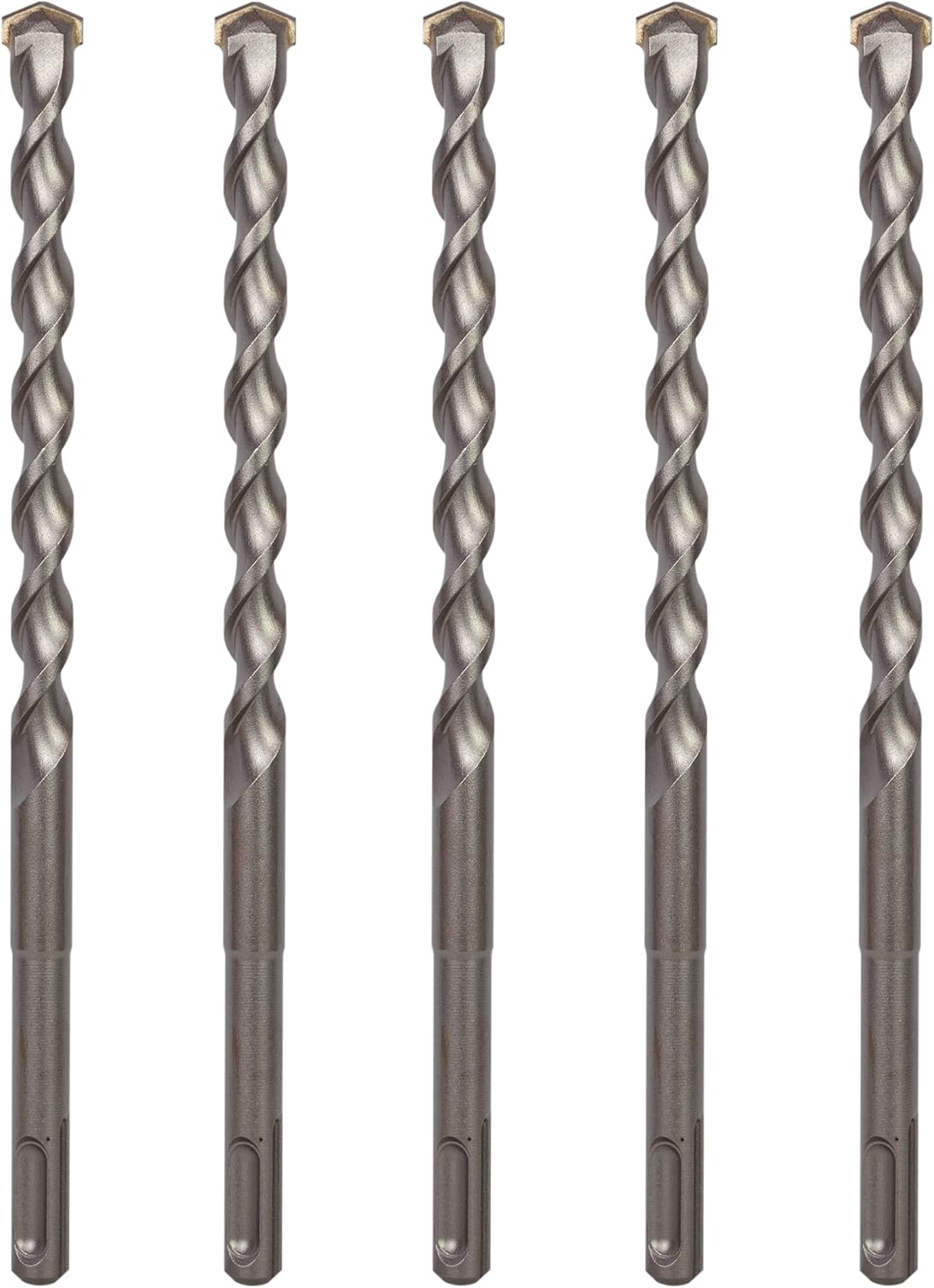 Set 5 Brocas SDS Plus 1/2pulg x 8pulg Carburo Hormigon