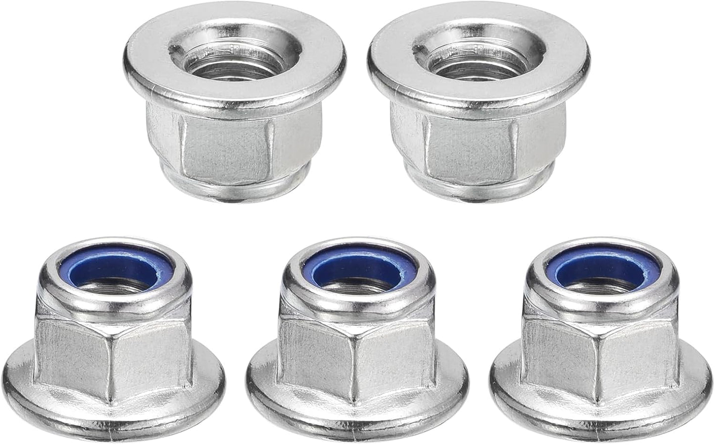 Tuercas bloqueo M10x1.0 acero inox 304 12 pzas
