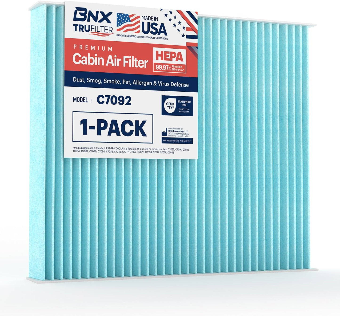Filtro aire cabina HEPA comp Subaru Outback Toyota Prius