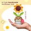 Muñeca girasol positiva de ganchillo regalo para mujer