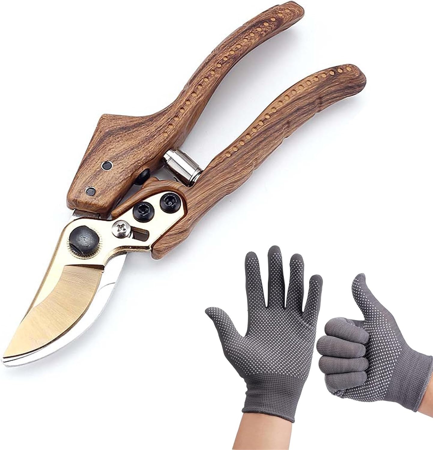 Tijeras podar acero inox 0.98pulg antideslizantes