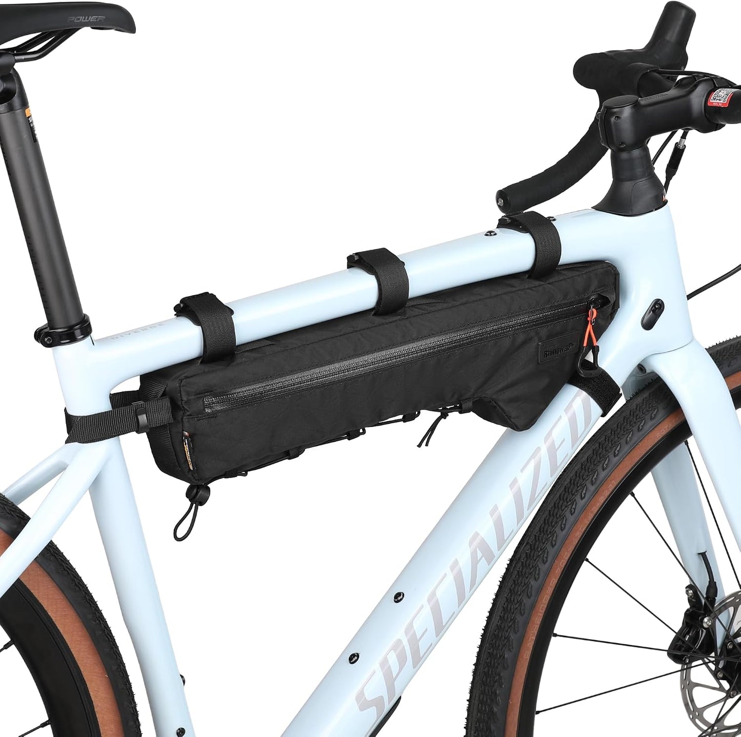 Bolsa cuadro bicicleta 2.4L impermeable con YKK y puerto