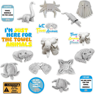 Imanes puerta crucero con animales 18 pzas decoración cabina