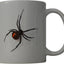 Taza café diseño araña negra regalo oficina fiesta