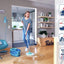 Trapeador ergo con cubo 33cm microfibra 360