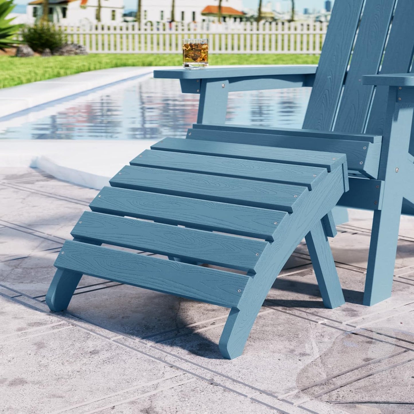 Taburete plegable Adirondack plástico HIPS para patio