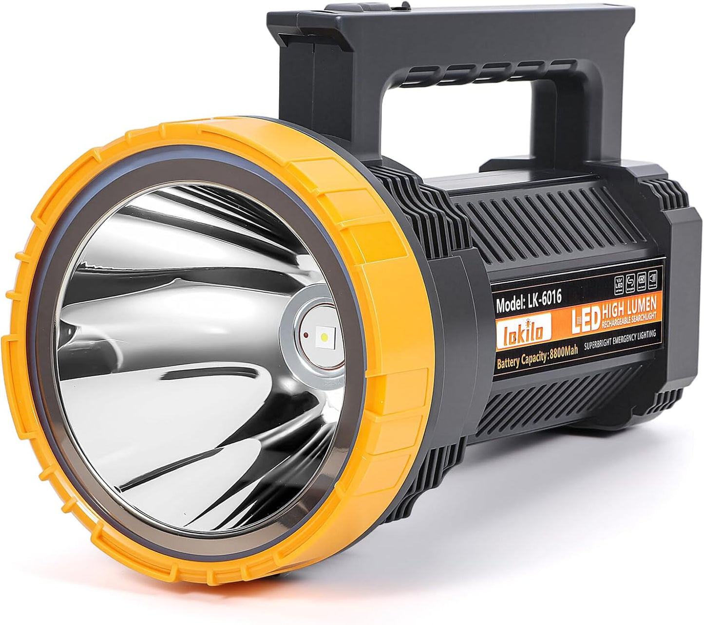 Linterna LED recargable 4 modos luz portátil impermeable
