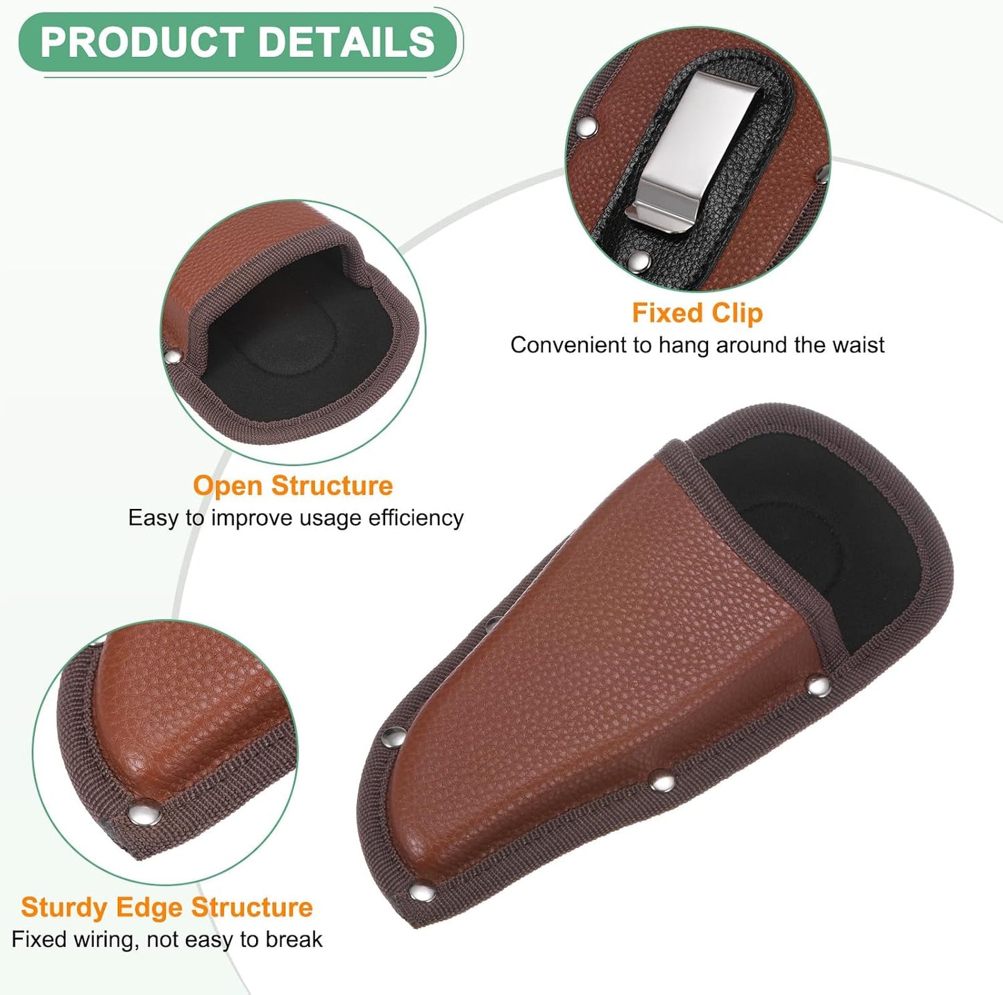 Funda podadora jardín tijeras cinturón