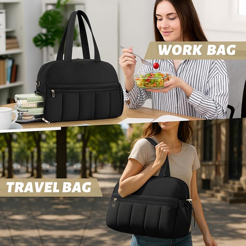 Bolsa tote mujer compartimento aislado 15.6pulg acolchado