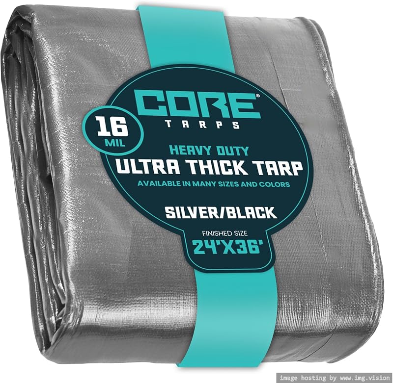 Lona polietileno 24x36 ft impermeable UV resistente