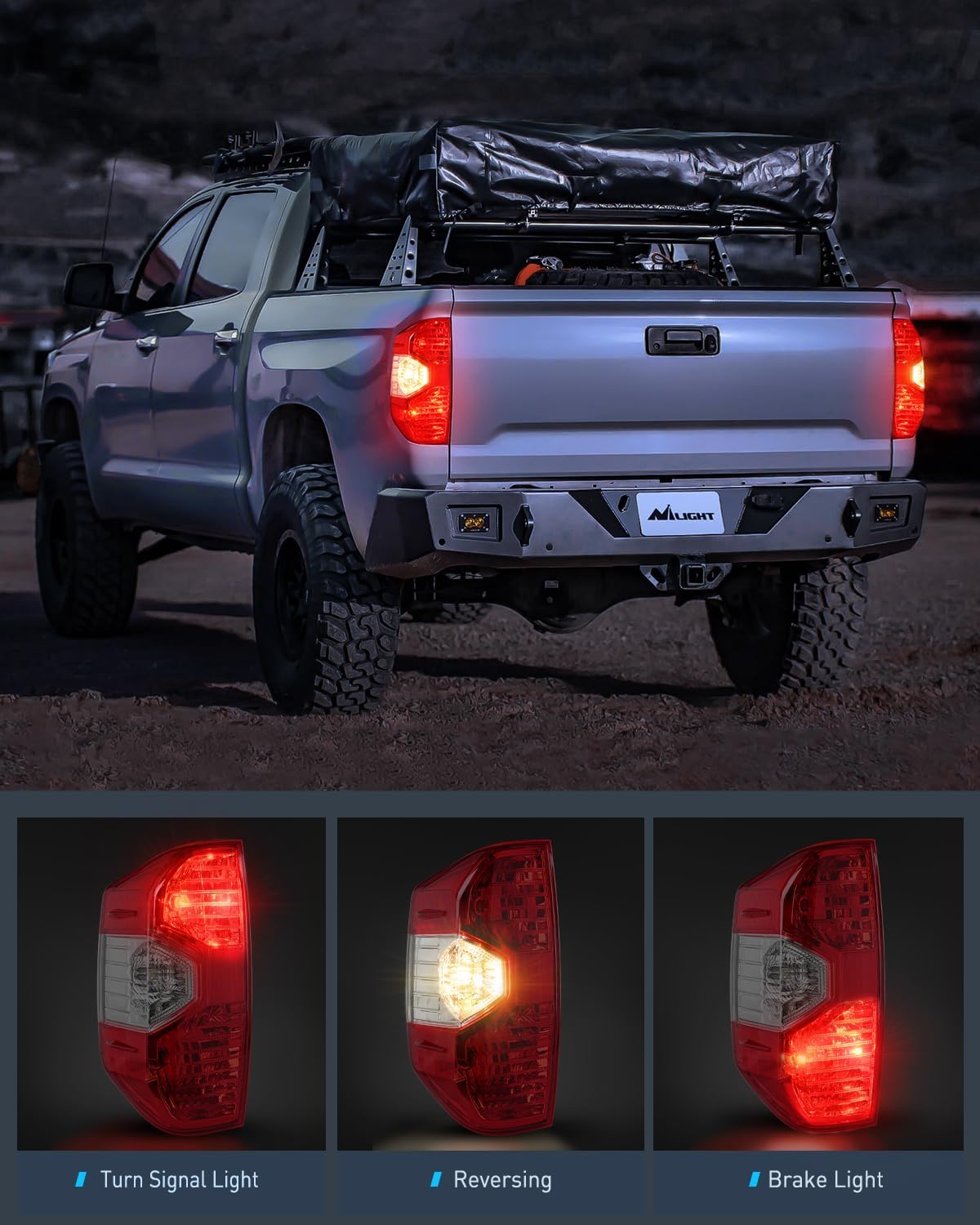 Luz trasera reemplazo Toyota Tundra lado conductor