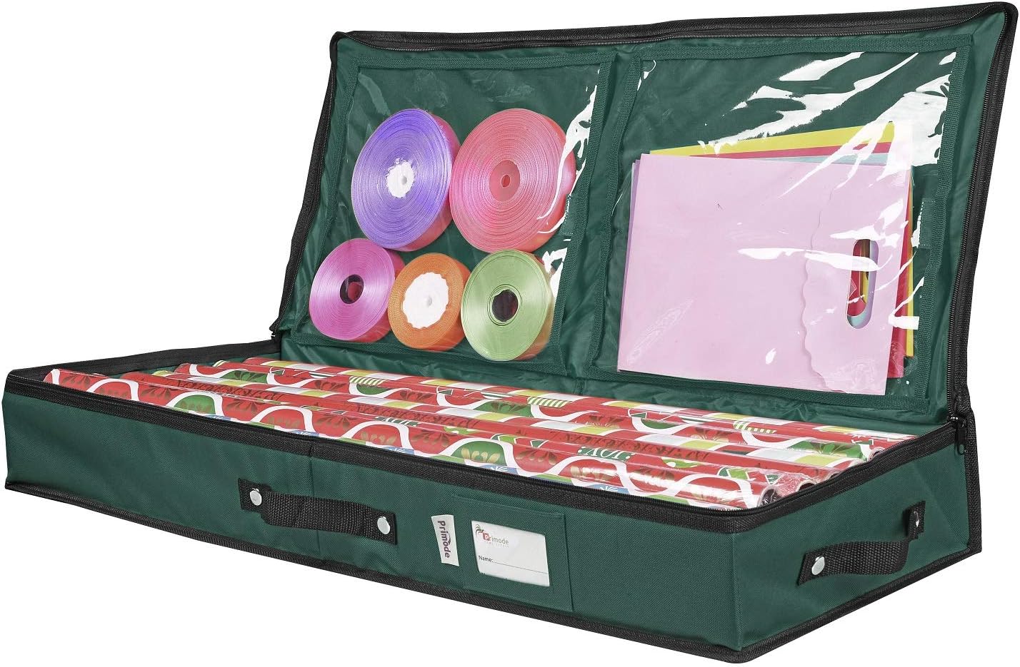 Contenedor papel regalo bajo cama 31x13.5" material Oxford