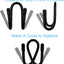 Perchas cadena para sostener postes cepillos hasta 2lb