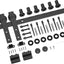 Kit herrajes puerta corrediza granero 8ft riel resistente