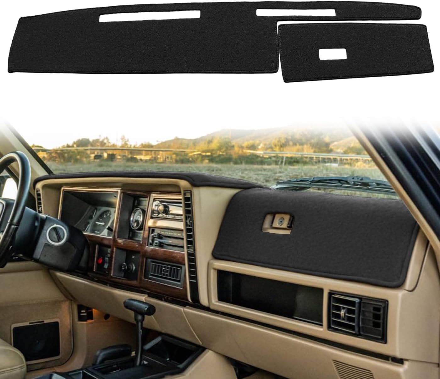 Funda salpicadero Jeep Cherokee K186 negro