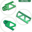 Soporte amarre batería aluminio para Honda Civic Acura verde
