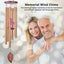 Campanas viento exterior 30pulg aluminio madera