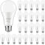 Pack 24 bombillas LED E26 A19 blanco día