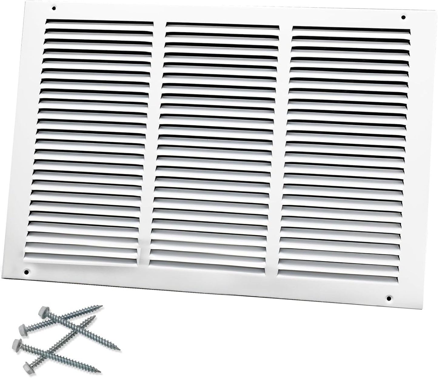 Rejilla aire retorno acero 18x12pulg para techo y pared