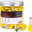250 Pzas Conectores Casquillo Alambre AWG 8-10mm² E10-12 Amarillo