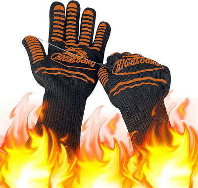 Guantes silicona antideslizantes para horno barbacoa set 2