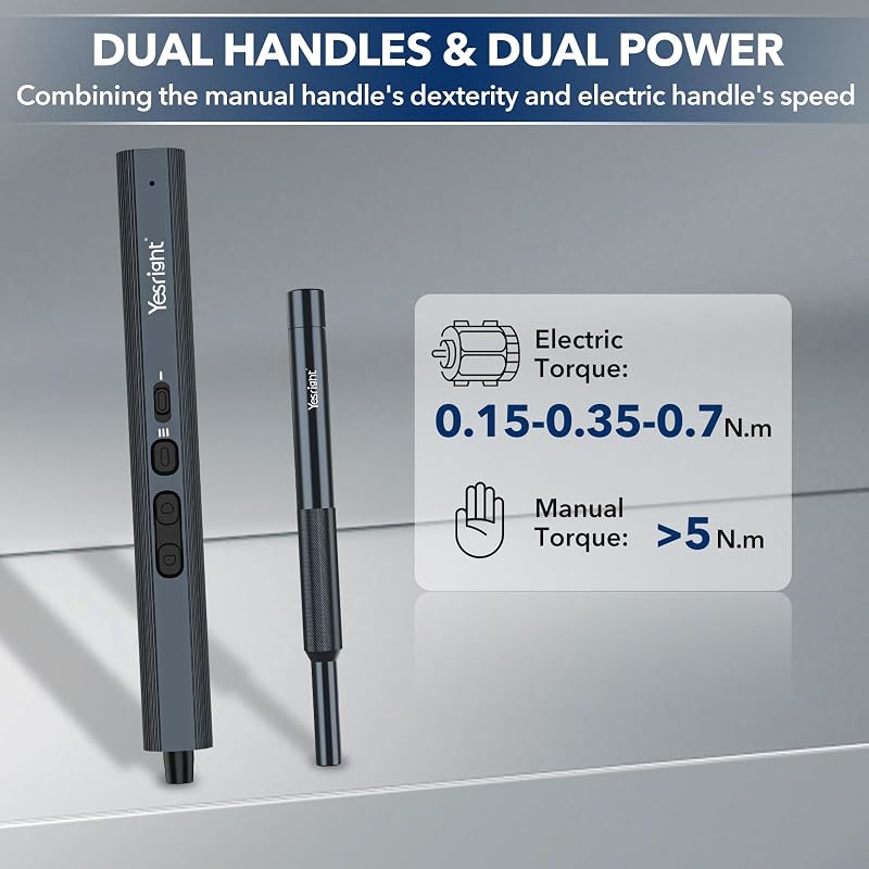 Destornillador eléctrico 155 en 1 para PC portátil