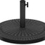 Base sombrilla 31.5lb soporte resina perilla ajustable