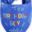 Bandana azul cumpleaños perro extra grande reversible