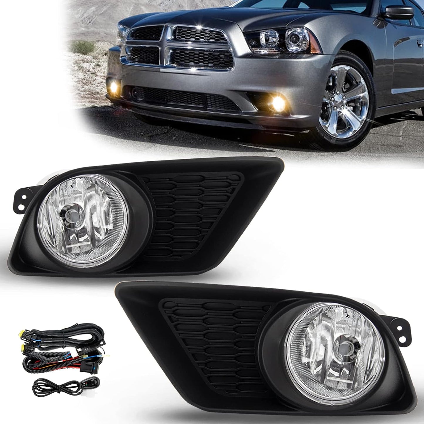 Lámparas antiniebla Dodge Charger 11-14 comp H8 12V 35W