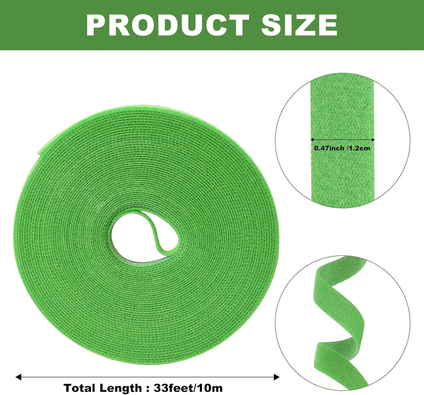 6 Rollos Cinta Verde 196pies para Plantas Trepadoras