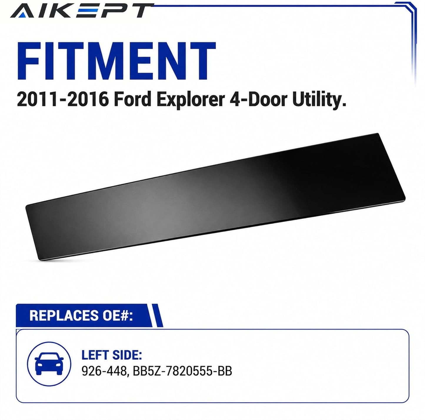 Moldura pilar B puerta izq conductor Ford Explorer 11-19