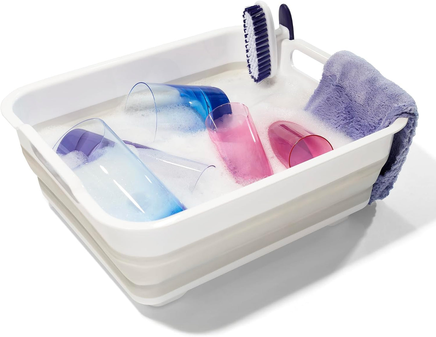 Lavabo plegable cocina campamento asas blancas