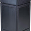 Cesta basura 42gal cuadrada negro interior/exterior