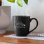 Taza café cerámica moteada grabada 16oz