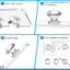 Soporte collares acrílico 12 ganchos pared pack