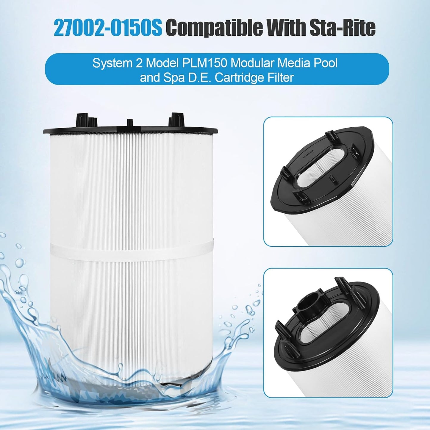Filtro repuesto piscina Sta-Rite PLM150 con purga aire