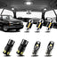 Luces LED interiores coche Silverado/GMC 99-06 12 pzas 6000K