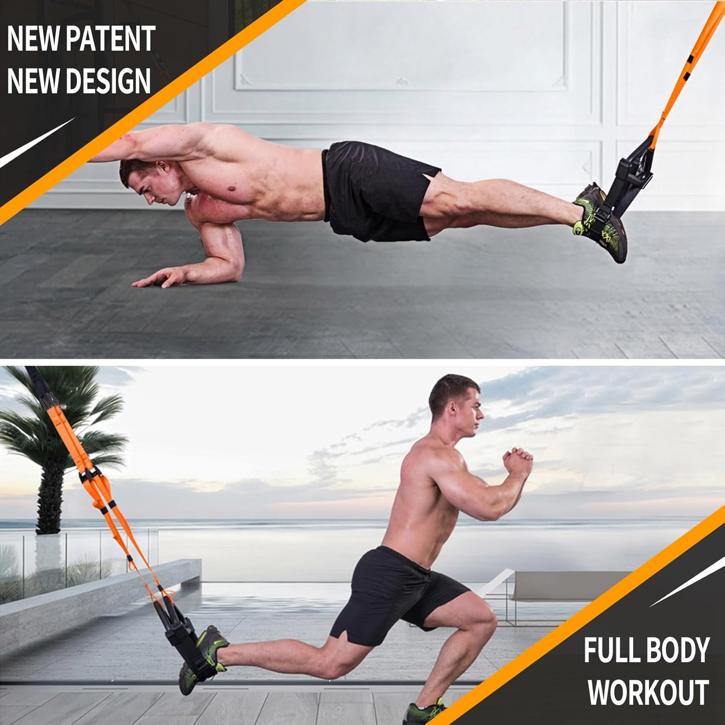 Correas entrenamiento suspensión kit completo cuerpo