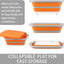 Tabla cortar plegable con fregadero colador y cesta 8L