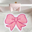 Alfombra baño con lazo rosa antiderrap hogar cocina