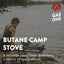 Estufa campamento portátil 2 quemadores 15300 BTU con