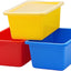 Cubos plástico coloridos 5qt comp 3 para almacenar hogar