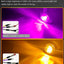 Luces LED remolque 3/4'' ámbar-morado 12V impermeables