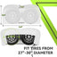 Fundas neumáticos caravana doble eje 27-30" 2 pzas